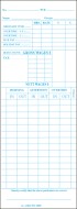 UTR DX-3200 Bi-Weekly Payroll Time Cards (box of 1000)