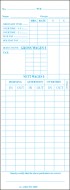 UTR DX-3200 Bi-Weekly Payroll Time Cards (box of 1000)