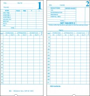 Kings Power KP-210M Monthly Payroll Time Cards (box of 1000)