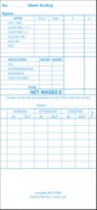 Kings Power KP-210W Weeky Payroll Time Cards (box of 1000)