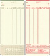 Amano MJR-8000 Payroll Time Cards (box of 1000)