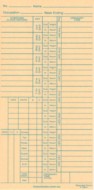 UTR P-5641 Weekly Payroll Time Cards (box of 1000)