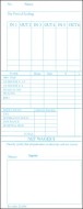 Seiko Z120W Weekly Payroll Time Cards (box of 1000)